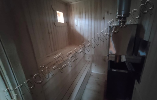 4 Брусовая баня  Б-12, 6х7,5м, 51 М², Тверская область, Конаковский район, СНТ Машиностроитель. (3)